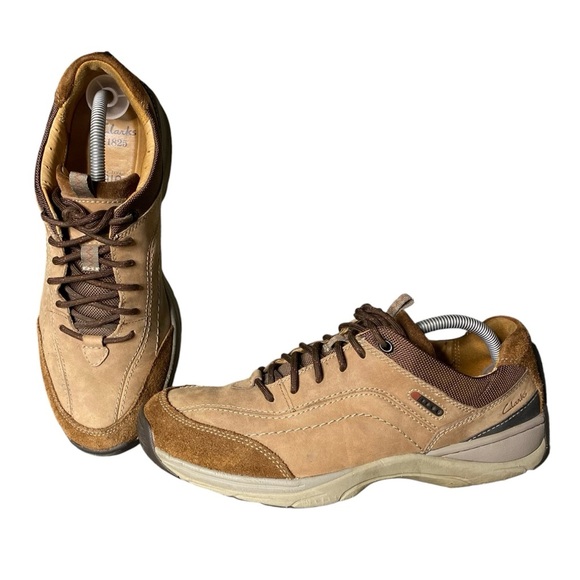 Mens Clarks Oxford Sneakers - Picture 1 of 10